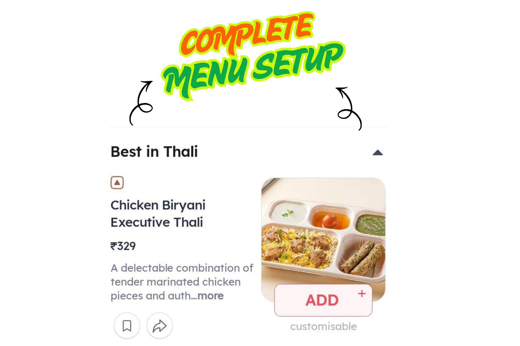 Complete Menu Setup
